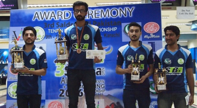 Ahmer Abbas Saldera and Janet Shaikh conquer at the 3rd Saldera Open Tenpin Bowling Championship 2016