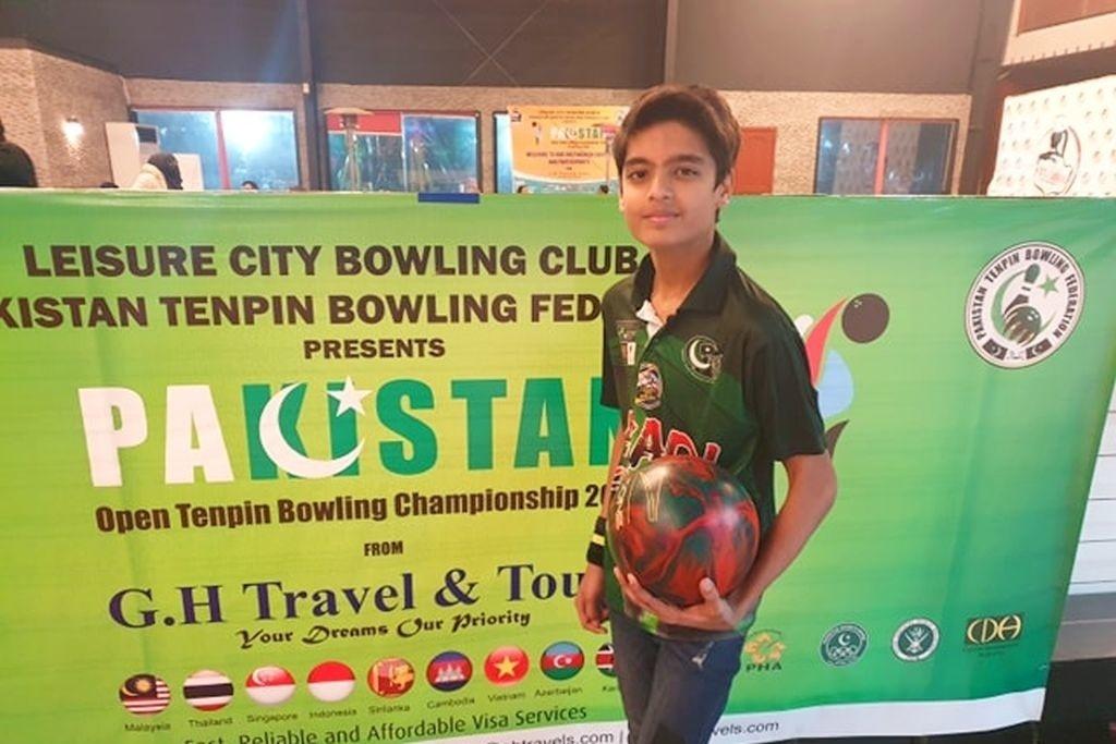 Young Bowling sensation, Daniyal sparkles in Amateur category of Pakistan Open Tenpin Bowling C'ship